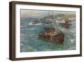 'A Ground Swell, Carradale, Argyll', c1883-William McTaggart-Framed Giclee Print