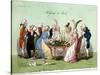 A Group at Bath, 1796-George Cruikshank-Stretched Canvas