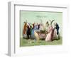 A Group at Bath, 1796-George Cruikshank-Framed Giclee Print