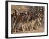 A Group of Afghan Construction Daily Workers Wait to be Hired-null-Framed Photographic Print