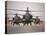 A Group of AH-64D Apache Helicopters On the Runway at COB Speicher-Stocktrek Images-Stretched Canvas