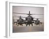 A Group of AH-64D Apache Helicopters On the Runway at COB Speicher-Stocktrek Images-Framed Photographic Print