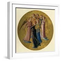 'A Group of Angels', 15th century, (c1909)-Fra Angelico-Framed Giclee Print