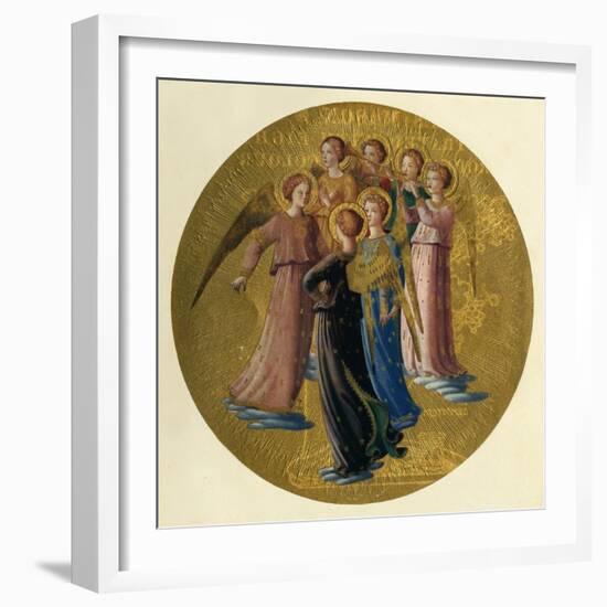 'A Group of Angels', 15th century, (c1909)-Fra Angelico-Framed Giclee Print