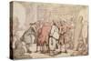 A Group of Antiquaries, C.1805-Thomas Rowlandson-Stretched Canvas