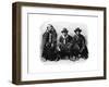 A Group of Araucanians, Chile/Argentina, 1895-null-Framed Giclee Print