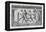 A Group Of Athletes Running, Greece 1906 Olympic Games, 1 Drachma, Unused Stamp Design-null-Framed Stretched Canvas