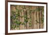 A group of blue-headed parrots cling to clay cliffs, Peru, Amazon Basin.-Art Wolfe-Framed Premium Photographic Print