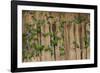 A group of blue-headed parrots cling to clay cliffs, Peru, Amazon Basin.-Art Wolfe-Framed Photographic Print