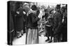 A Group of Buyers of Canaries, Paris, 1931-Ernest Flammarion-Stretched Canvas