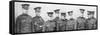 A Group of Canadian Soldiers, 1914-null-Framed Stretched Canvas