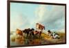 A Group of Cattle, 1877-Thomas Sidney Cooper-Framed Giclee Print