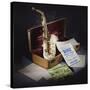 A Group of Charlie Parker Memorabilia-null-Stretched Canvas