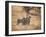 A Group of Cheetah on the Lookout for a Nearby Leopard in Namibia's Etosha National Park-Alex Saberi-Framed Photographic Print