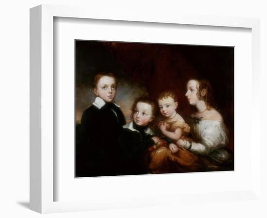 A Group of Children, C.1850-Christina Robertson-Framed Giclee Print