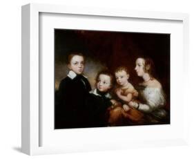 A Group of Children, C.1850-Christina Robertson-Framed Giclee Print