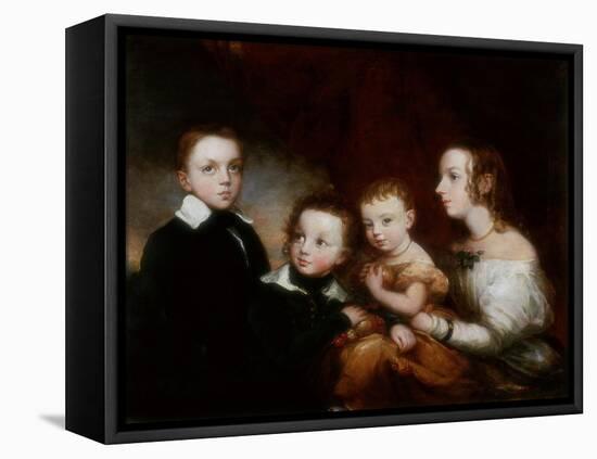 A Group of Children, C.1850-Christina Robertson-Framed Stretched Canvas