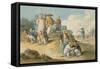 A Group of Chinese Watching the Earl Macartney's Embassy to China-William Alexander-Framed Stretched Canvas