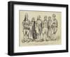 A Group of Criminals in the Chief Prison, Stamboul-null-Framed Giclee Print