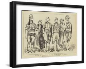 A Group of Criminals in the Chief Prison, Stamboul-null-Framed Giclee Print