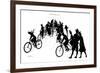 A Group of Cyclists in France-null-Framed Art Print