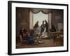 A Group of Danish Artists in Rome, 1837-Constantin Hansen-Framed Giclee Print