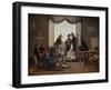 A Group of Danish Artists in Rome, 1837-Constantin Hansen-Framed Giclee Print