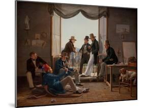 A Group of Danish-Constantin Hansen-Mounted Giclee Print