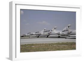 A Group of Dassault Mirage 2000-5Eda-Dda of the Qatar Emiri Air Force-Stocktrek Images-Framed Photographic Print