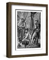 A Group of Dyaks, C1900-null-Framed Giclee Print