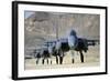 A Group of F-15E Strike Eagles at Uvda Air Force Base, Israel-null-Framed Photographic Print