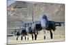 A Group of F-15E Strike Eagles at Uvda Air Force Base, Israel-null-Mounted Photographic Print
