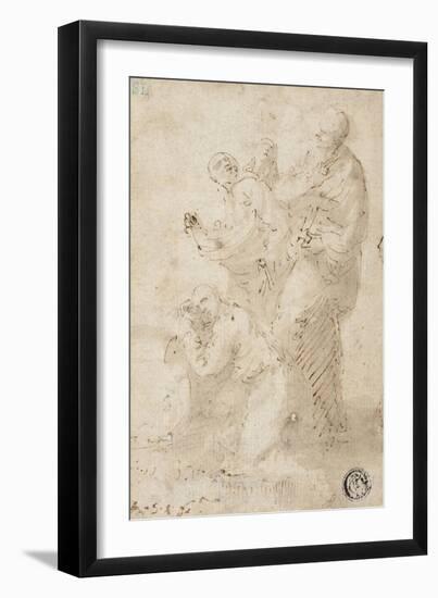 A group of figures, c.1649-Jusepe de Ribera-Framed Giclee Print