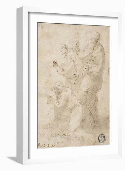 A group of figures, c.1649-Jusepe de Ribera-Framed Giclee Print