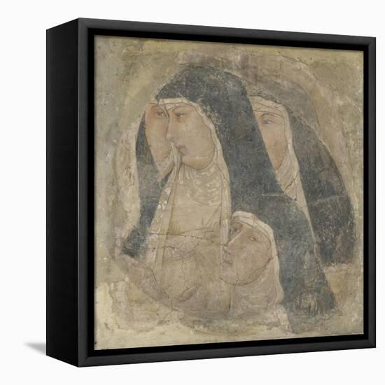 A Group of Four Poor Clares, Ca 1340-Ambrogio Lorenzetti-Framed Stretched Canvas