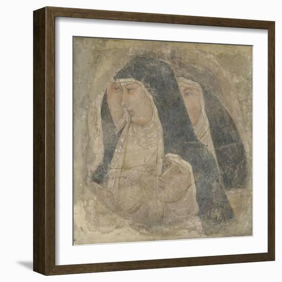 A Group of Four Poor Clares, Ca 1340-Ambrogio Lorenzetti-Framed Giclee Print