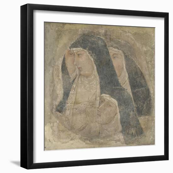 A Group of Four Poor Clares, Ca 1340-Ambrogio Lorenzetti-Framed Giclee Print