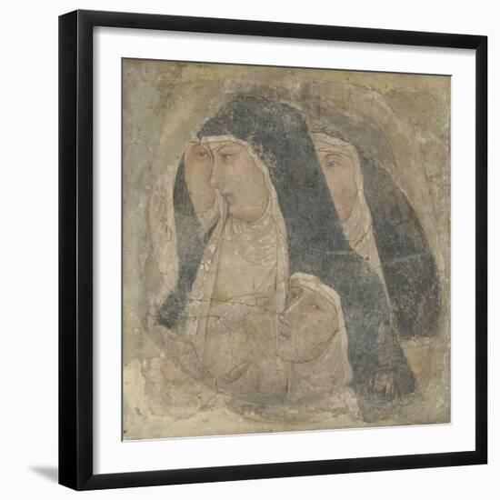 A Group of Four Poor Clares, Ca 1340-Ambrogio Lorenzetti-Framed Giclee Print