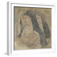 A Group of Four Poor Clares, Ca 1340-Ambrogio Lorenzetti-Framed Giclee Print