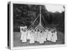 A Group of Girls and their Maypole in Wokingham, Surrey-null-Stretched Canvas