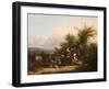 A Group of Gypsies, 1870S-William Snr. Shayer-Framed Giclee Print