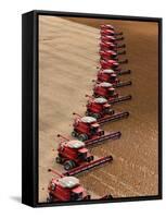 A Group of Harvesters Performs its Task in Establishing the State's North of Mato Grosso-Roberto Pera-Framed Stretched Canvas