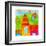 A Group of Houses-null-Framed Giclee Print