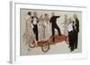 A Group of Ladies and Gentlemen in Evening Dress Listening to a Speaker-Ernst Deutsch-dryden-Framed Premium Giclee Print