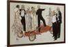 A Group of Ladies and Gentlemen in Evening Dress Listening to a Speaker-Ernst Deutsch-dryden-Framed Giclee Print