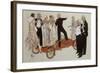 A Group of Ladies and Gentlemen in Evening Dress Listening to a Speaker-Ernst Deutsch-dryden-Framed Giclee Print