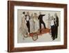 A Group of Ladies and Gentlemen in Evening Dress Listening to a Speaker-Ernst Deutsch-dryden-Framed Giclee Print