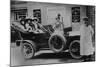 A Group of Ladies in a Car, with their Uniformed Chauffeur, 1910-null-Mounted Photographic Print
