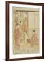 A Group of Ladies on a Veranda, C. 1780-1795-Katsukawa Shunsho-Framed Giclee Print