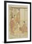 A Group of Ladies on a Veranda, C. 1780-1795-Katsukawa Shunsho-Framed Giclee Print
